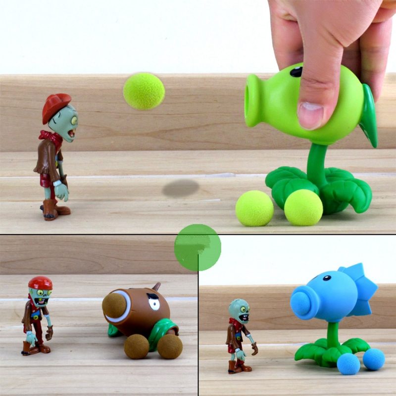 Pvz Plants Vs Zombies Peashooter Pvc Action Figure Model Toy My Xxx Hot Girl