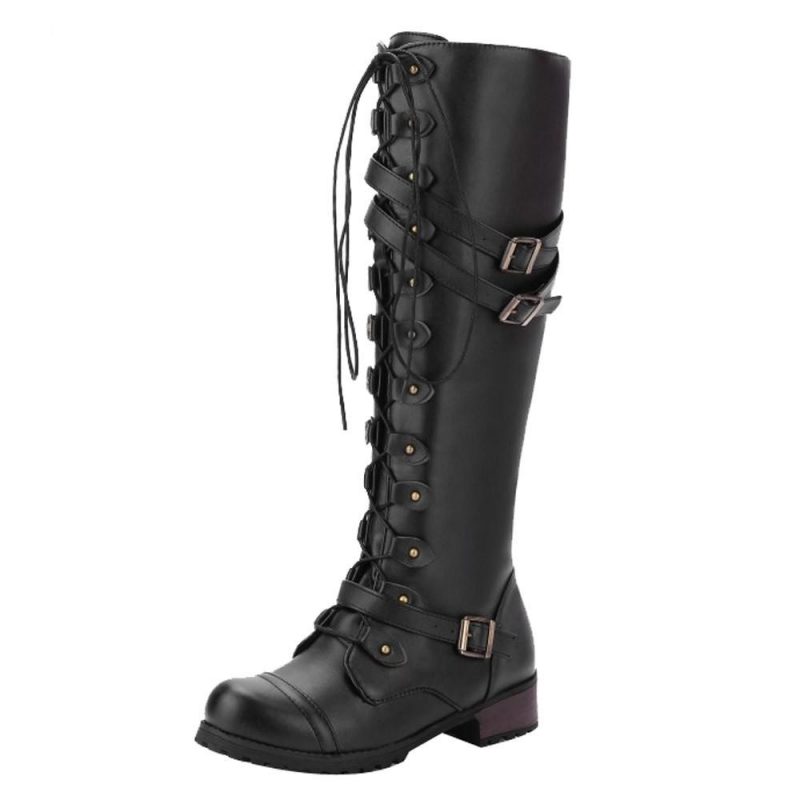 women's gothic combat boots